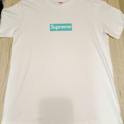 For-Sale Supreme Tiffany Box Logo Tee M