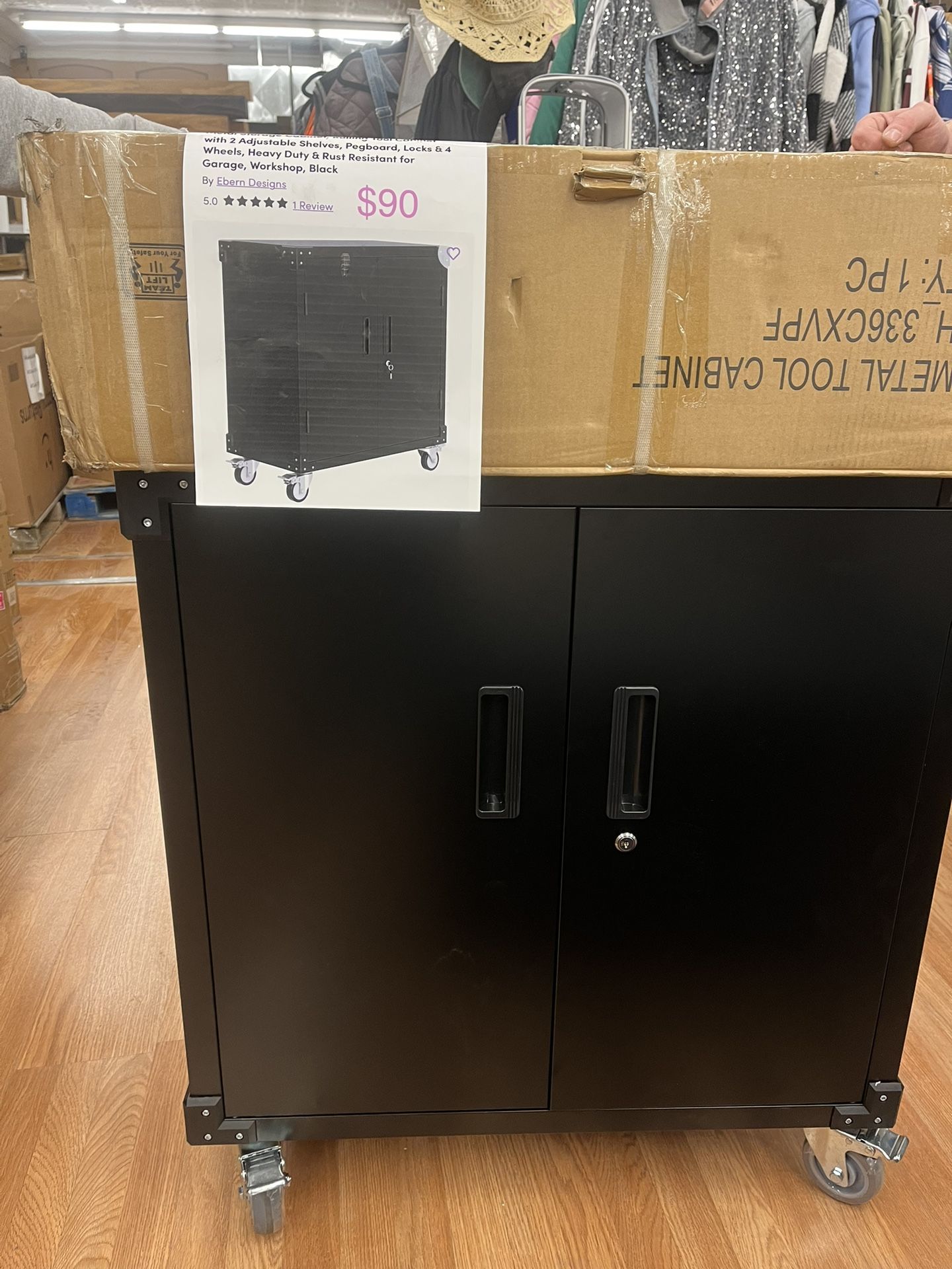 Metal Storage Cabinet, Rolling Tool Cabinet