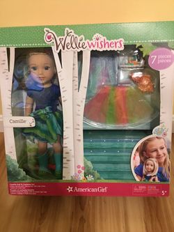 Wallis wishers American girl doll nib