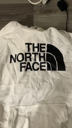 White north face hoodie