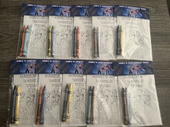 K-pop Demon Hunters Birthday Favor Coloring Packs