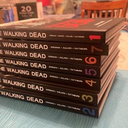 Walking Dead Books 1-7 