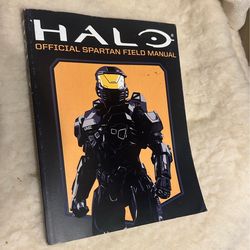 📘 Hal fan must-have • Halo Official Spartan Field Manual Book Sci-Fi Gaming Guide Collector