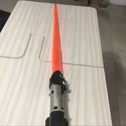 Star wars light saber,red,automatic pop up,makes noise..$20..from 2006..