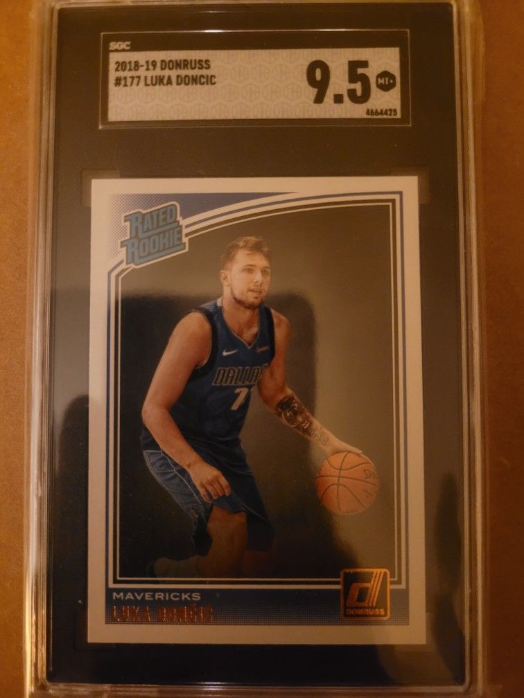 18 Donruss Luka Doncic RC SGC 9.5!