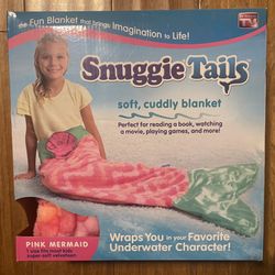 Kids and adult Snuggie tail Blanket 