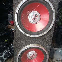 Two 12'' Inch Xplod Subwoofers 