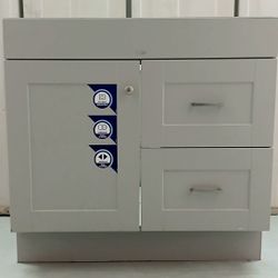 🚪 Project Source 36” Gray Vanity Base – Brand New 🔥 (R37 VSDB36)