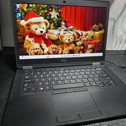 DELL LATITUDE E5470 WINDOWS 11 PRO LAPTOP 14-INCH SCREEN HDMI OUTPUT MULTIPLE USB PORTS WEBCAM 8GB DDR4 256GB NVME SUPER FAST BACKLIT KEYBOARD NO ISSU