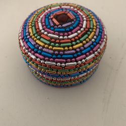 🌈 Vintage Ring Holder Mini Small Jewelry Box Storage Rainbow Organizer Trinket Container Y2K 90s