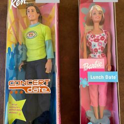 Vintage Barbie and Ken Dolls