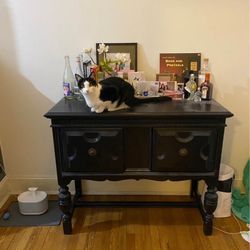 Black Wooden Cabinet