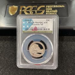 2010 S Gem Proof Yosemite NP Quarter Graded At PR69 With A Deep Cameo D-9