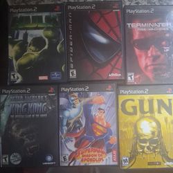 PS2 games - 6 pack