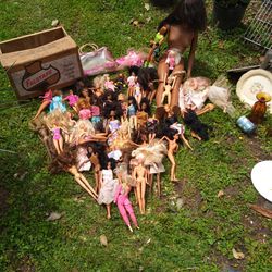 Lot Of Barbie Dolls,1966,Etc.