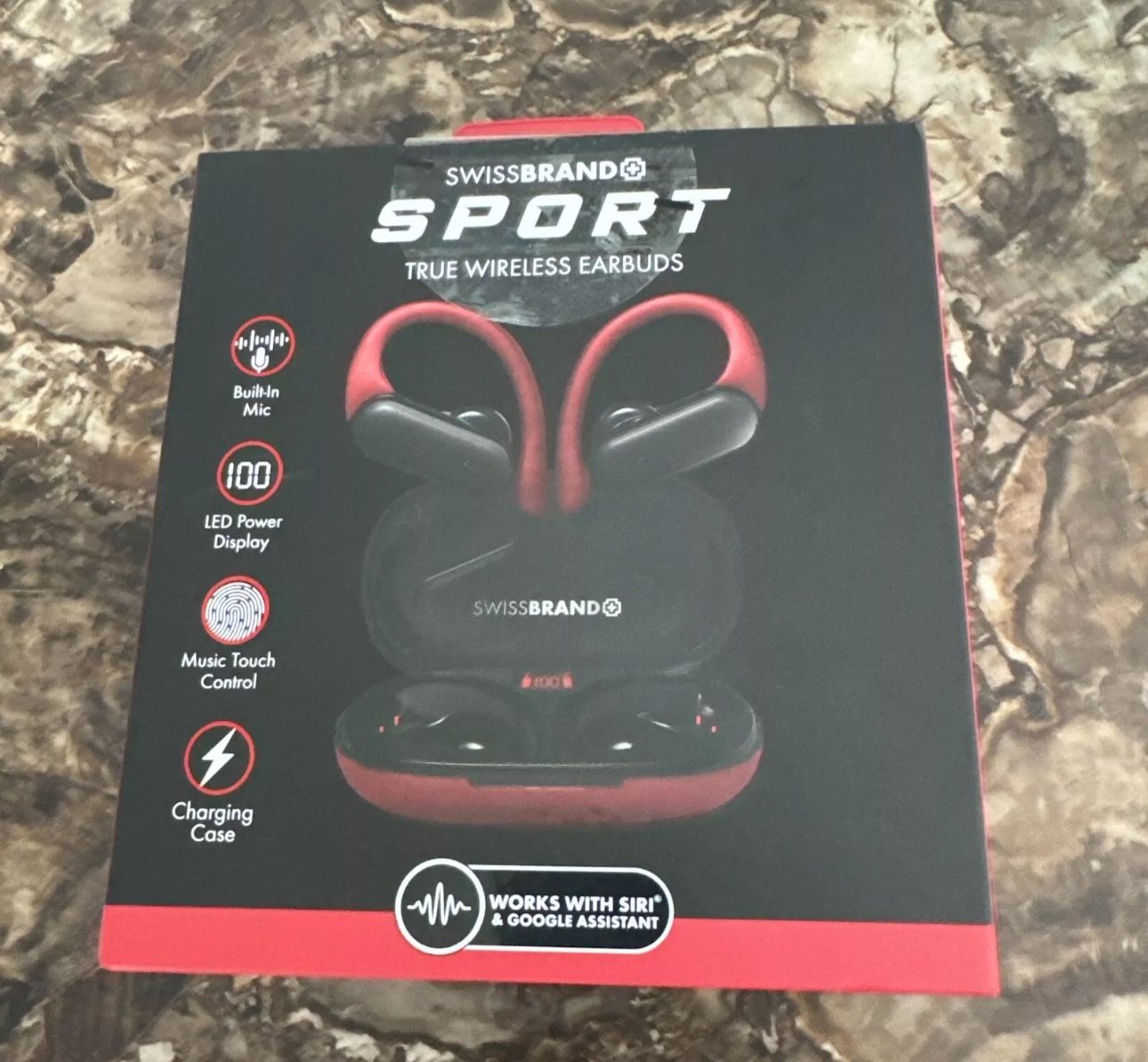 swissbrand sport true wireless earbuds