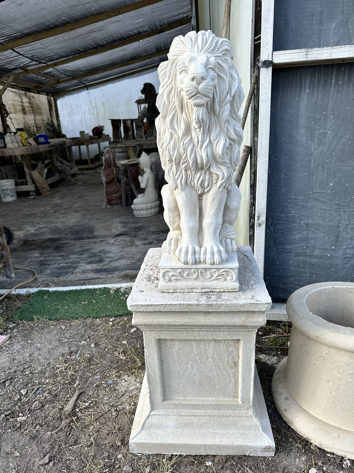 Lion With Stand