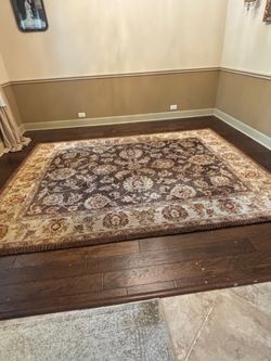Wool area rug