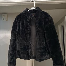 Black Fur Coat 