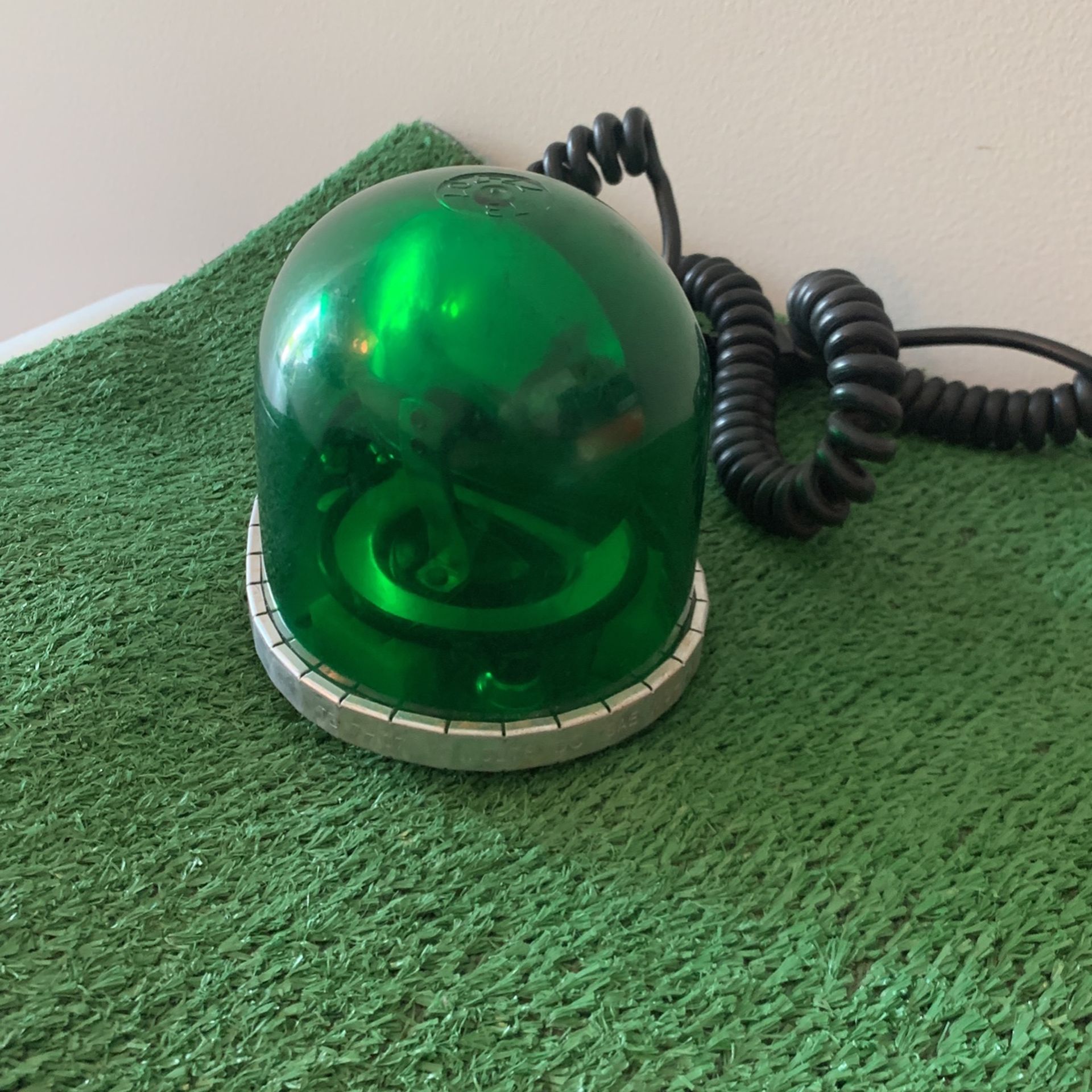 Old Style Revolving Green light
