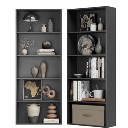 New,2 Pieces Bookshelf