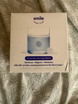 Smile Direct Club Universal Cleaning Tablets - must go by August 18 or being donated32 Count - New/Sealed
