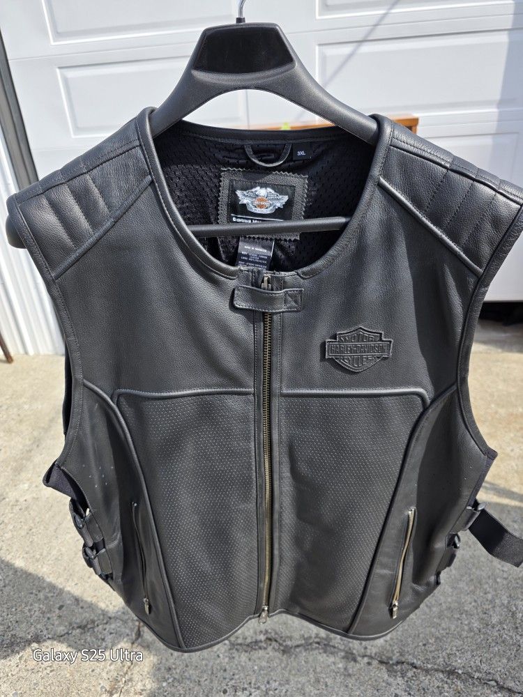 Harley Davidson Leather Vest