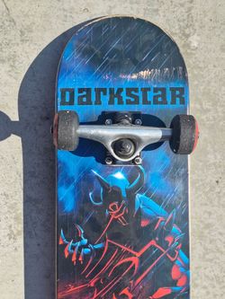 RARE Darkstar Warrior Undefeated VINTAGE Skateboard Deck Chet Thomas
