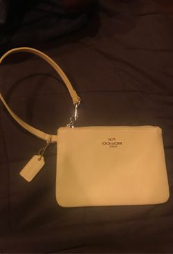 Coach small wristlet bag