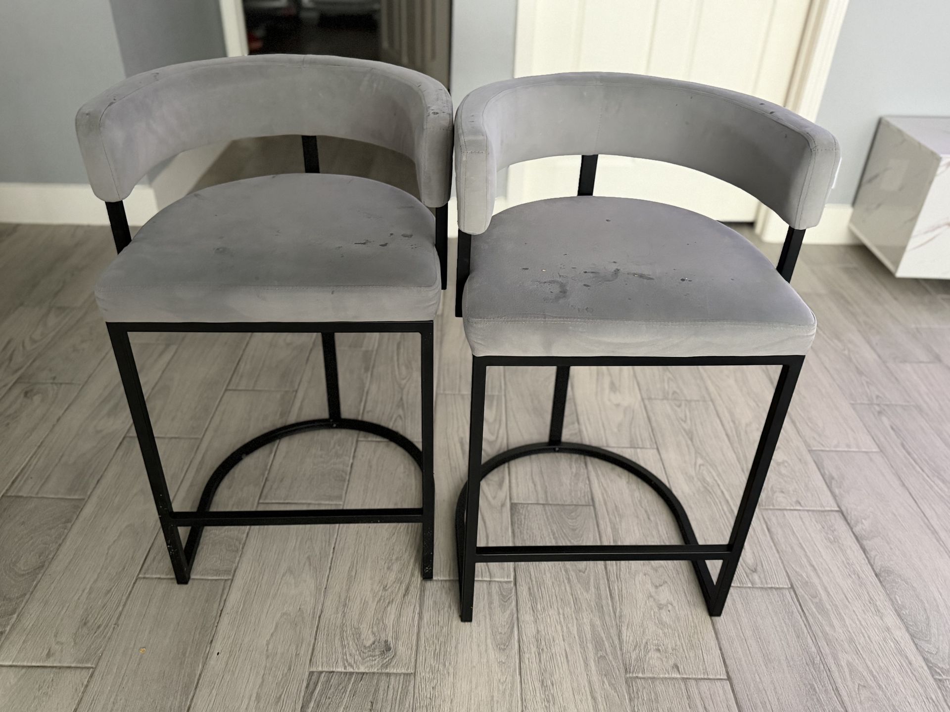 Two piece bar stool