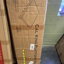 Cal King Platform Mattress Base - New