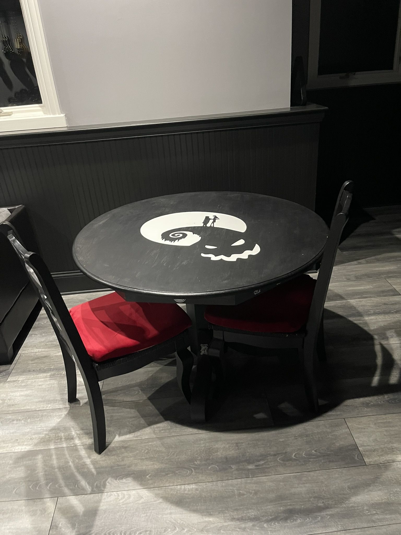 🎃 Nightmare Before Christmas Jack Skellington Table & Chair Set 🖤💀