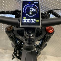 New - 52V1500W Electric E-Moto Dirt E-Bike, 37mph 20x4.0 Kenda Fat Tire, 25ah Battery