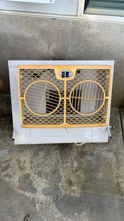 Double Fan Window Evaporative Cooler