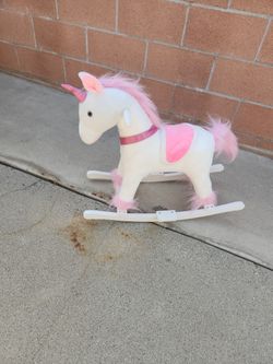 Rocking chair unicorn.
