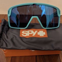 Spy Optic Monolith Sport Sunglasses w/ Happy Lens Matte Teal New With Defect.