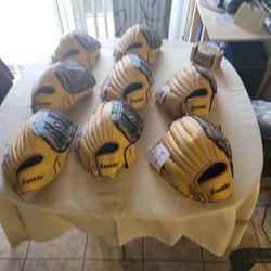 NEW FRANKLIN SOFTBALL GLOVES . READ EVERYTHING.   $40 EACH FIRM PRICE 