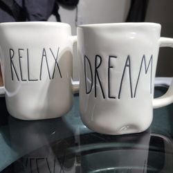 Rae Dunn Mug Set- RELAX & DREAM