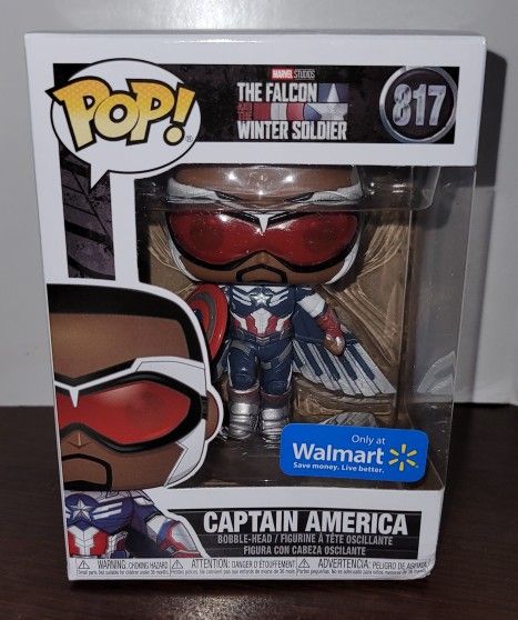 Funko Pop! Captain America #817 Walmart Exclusive Flying Falcon Winter Soldier