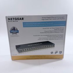 New Netgear GS316PP wired