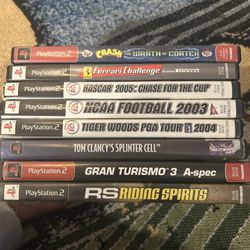 8 ps2 games bundle