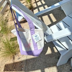 Purple Trader Joe's Mini Tote Bag