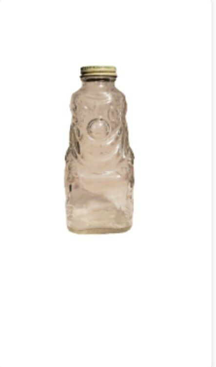 50s Grapette figural bottle/ bank with lid