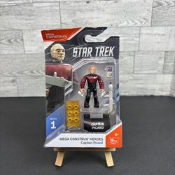 Mega Construx Series 1 FND65 CAPTAIN PICARD Figure New NIB 2017