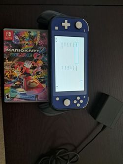 Nintendo Switch Lite,  Mario Kart Deluxe 8, & Grip
