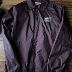 Burgundy Vans Jacket
