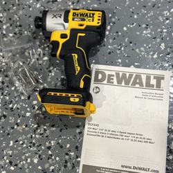 🔥New Dewalt 1/4 Impact Xr 20 V Tool Only 
