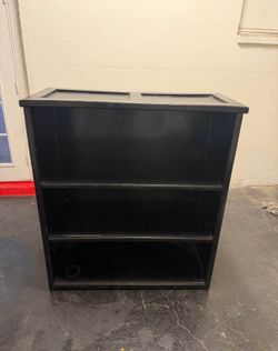 Black Wooden Storage Cabinet / Bar / Reception Counter