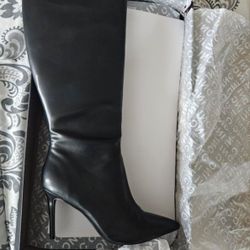 New Black Boots Size 12