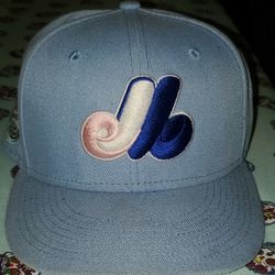 Expos 59Fifty Pink Under Brim With Side Patch "Cotton Candy Pack" Fitted Hat

